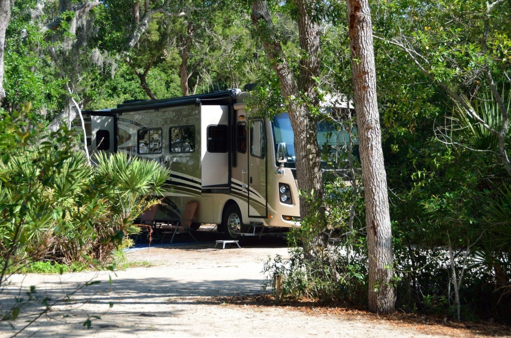 RV at Florida campsite
