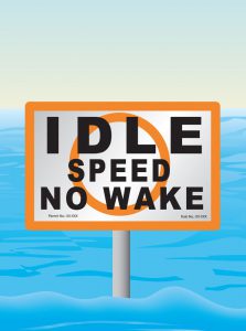 idle speed no wake zone