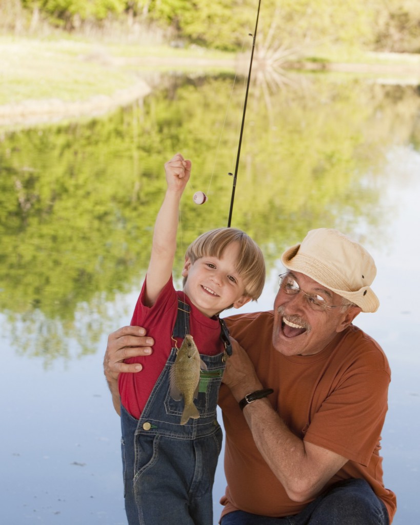 grandson and grandpa fishing trip