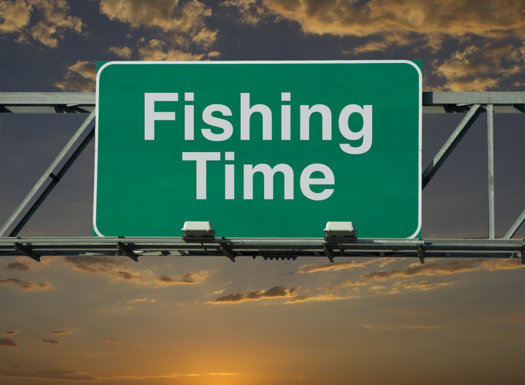 freshwater fishing sign