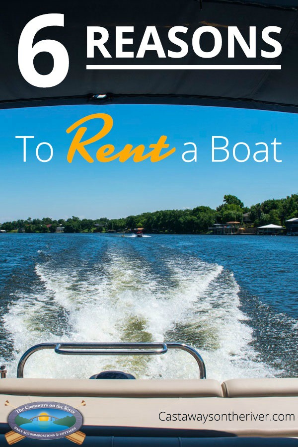 rent a boat Pinterest pin